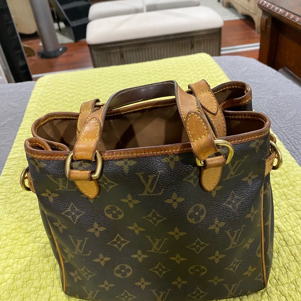 Auth LOUIS VUITTON Batignolles Monogram PM Bag